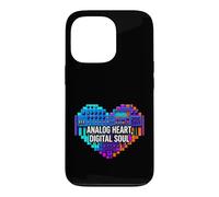 Custodia per iPhone 13 Pro Synth Music Producer Analog Heart Digital Soul