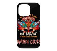Custodia per iPhone 13 Pro T-shirt divertente Mardi Gras New Orleans Parade