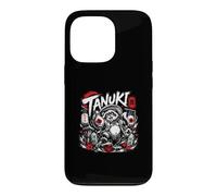 Custodia per iPhone 13 Pro Tanuki Folklore Giapponese Lucky Sake Trickster Spirit