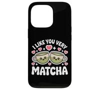 Custodia per iPhone 13 Pro Tè Matcha Che Dice Tè Verde I Like You Very Matcha