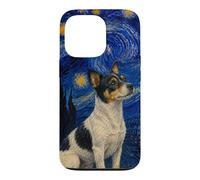 Custodia per iPhone 13 Pro Teddy Roosevelt Terrier Cane Van Gogh Notte Stellata