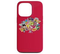 Custodia per iPhone 13 Pro Teen Titans Go! Pizza War!