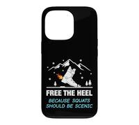 Custodia per iPhone 13 Pro Telemark Skiing Squats Should Be Scenic