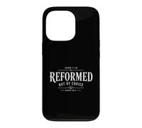 Custodia per iPhone 13 Pro Teologia Riformata Giovanni 1:13 Cristiano - Non per scelta