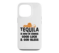 Custodia per iPhone 13 Pro Tequila is Now in Charge Good Luck and God Bless Margarita