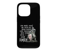 Custodia per iPhone 13 Pro The Devil Saw Me With My Head Down Thought He'D Won Knights