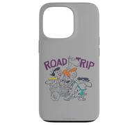 Custodia per iPhone 13 Pro The Flintstones Barney Fred Wilma Road Trip
