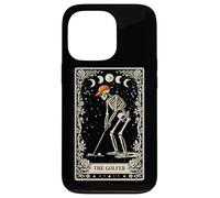 Custodia per iPhone 13 Pro The Golfer Tarocchi Scheletro Vintage Golf Dark Gothic Moon