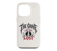 Custodia per iPhone 13 Pro The Grave, croce della risurrezione cristiana, arte heavy metal