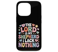 Custodia per iPhone 13 Pro The Lord Is My Shepherd I Lack Nothing Church Strength -