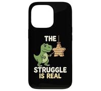Custodia per iPhone 13 Pro The Struggles Real Dino T-Rex Pignatta Cartoon Animal