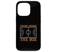 Custodia per iPhone 13 Pro Think Inside The Box Futsal Court Un portiere giocatore di Futsal