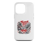Custodia per iPhone 13 Pro Thunder cavalca la leggenda Yokai del vento e della tempesta