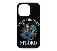 Custodia per iPhone 13 Pro Tism M'Lord Wizard Cat Dragon Medieval Fantasy