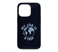 Custodia per iPhone 13 Pro Travel Job è un umorismo aereo di Trip Globe