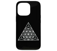 Custodia per iPhone 13 Pro Triangolo di geometria sacra arte antica triangolo geometrico meme