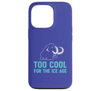Custodia per iPhone 13 Pro Troppo cool per l'era glaciale divertente amante dei mammut lanosi