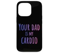 Custodia per iPhone 13 Pro Tuo padre è il mio cardio divertente