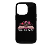 Custodia per iPhone 13 Pro Turn the Page Book Theme Bookish Items Books Lovers Reading