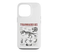 Custodia per iPhone 13 Pro Tyrannosaurus Rex Fossil Guide Museo Anatomia Arte