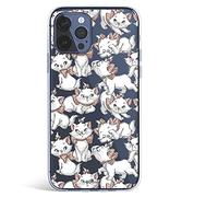 Custodia per iPhone 13 Pro Ufficiale Disney Marie Sagome - Gli Aristogatos