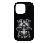 Custodia per iPhone 13 Pro Ufficiale Spiral Nine Lives Motorcycle Rider Gothic Fantasy
