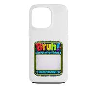 Custodia per iPhone 13 Pro Ultimi giorni di scuola Autograph Ultimo Scuola Outfit Classroom