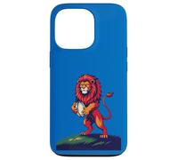Custodia per iPhone 13 Pro Un audace Leone Rosso Rampant Rises