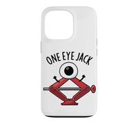 Custodia per iPhone 13 Pro Un occhio Jack divertente meccanico gioco di parole
