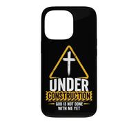 Custodia per iPhone 13 Pro Under Construction: God is Not Done With Me Yet - Christian
