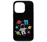 Custodia per iPhone 13 Pro Undicesimo Compleanno Astronauta Pianeti 11° Carino Spazio Adorabile