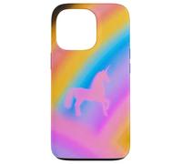 Custodia per iPhone 13 Pro Unicorn Rainbow Aesthetic Nostalgic Aura 80s Inspired Vtg
