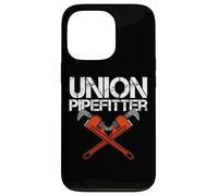 Custodia per iPhone 13 Pro Union Pipefitter idraulico Viaggio Steamfitter