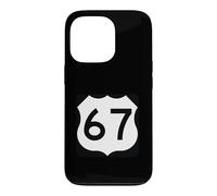 Custodia per iPhone 13 Pro US Route 67 segno