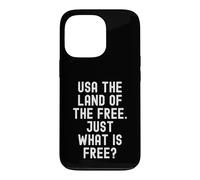 Custodia per iPhone 13 Pro USA La terra dei liberi proprio ciò che è libero spiritoso