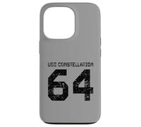 Custodia per iPhone 13 Pro USS Constellation CV-64 - Portaereo stile invecchiato