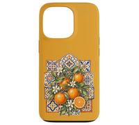 Custodia per iPhone 13 Pro Valencia Arance Spagna Andalusa Piastrelle Costa