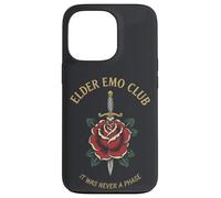 Custodia per iPhone 13 Pro Vecchio Emo Club Rose Retro