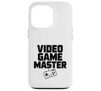 Custodia per iPhone 13 Pro Videogioco Master Level Up Gamer