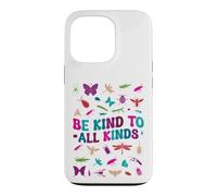 Custodia per iPhone 13 Pro Vintage Be Kind To All Kinds Bugs Insect Lover Kindness