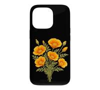 Custodia per iPhone 13 Pro Vintage California Papaveri Bouquet Floreale Fiori Botanici