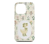 Custodia per iPhone 13 Pro Vintage Cottagecore Duck Dainty Whimsy Garden