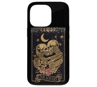 Custodia per iPhone 13 Pro Vintage Goth Tarot Card The Lovers Dark Academia Aesthetic