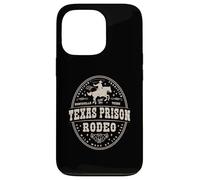 Custodia per iPhone 13 Pro Vintage Huntsville Texas Cowboy A Cavallo Western Rodeo