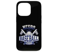 Custodia per iPhone 13 Pro Vintage League Baseball Nero Storia Mese Uomini Donne