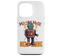 Custodia per iPhone 13 Pro Vintage Robot Toy Retro 50s Sci-Fi SciFi Arte Estetica