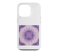 Custodia per iPhone 13 Pro Viola Lavanda Mandala Floreale