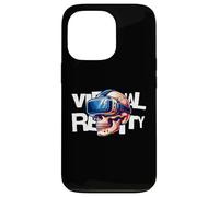 Custodia per iPhone 13 Pro Virtual Reality Skull VR Gamer Futuristic Art