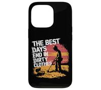 Custodia per iPhone 13 Pro Vita da Detectorista The Best Days End In Dirty Clothes