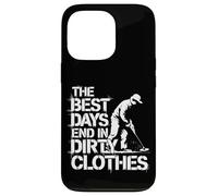 Custodia per iPhone 13 Pro Vita da Detectorista The Best Days End In Dirty Clothes